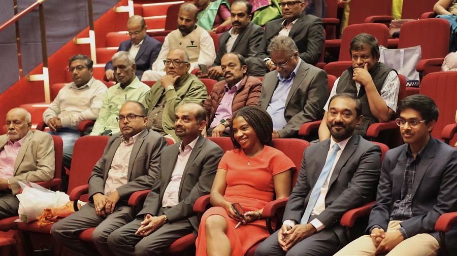 Attendees seated at the IBCN Launch Party, Canberra Parliament