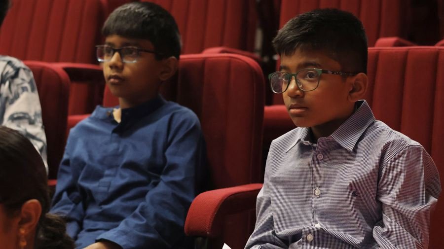 Young guests at the IBCN Launch Party, Canberra Parliament